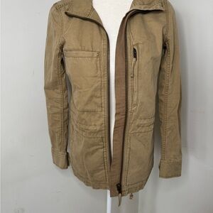 Madewell Women's Fleet Utility Jacket in Desert Beige (Tan) Size XS